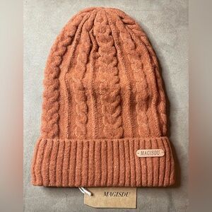 Merino Wool Beanie for Men/Women Winter Hats Slouchy Knit Wool Lined